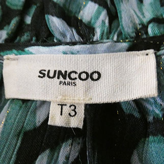 Blouse multicolore imprimé - Femme - Suncoo - Taille 3 Très bon état - Vue 4 - 